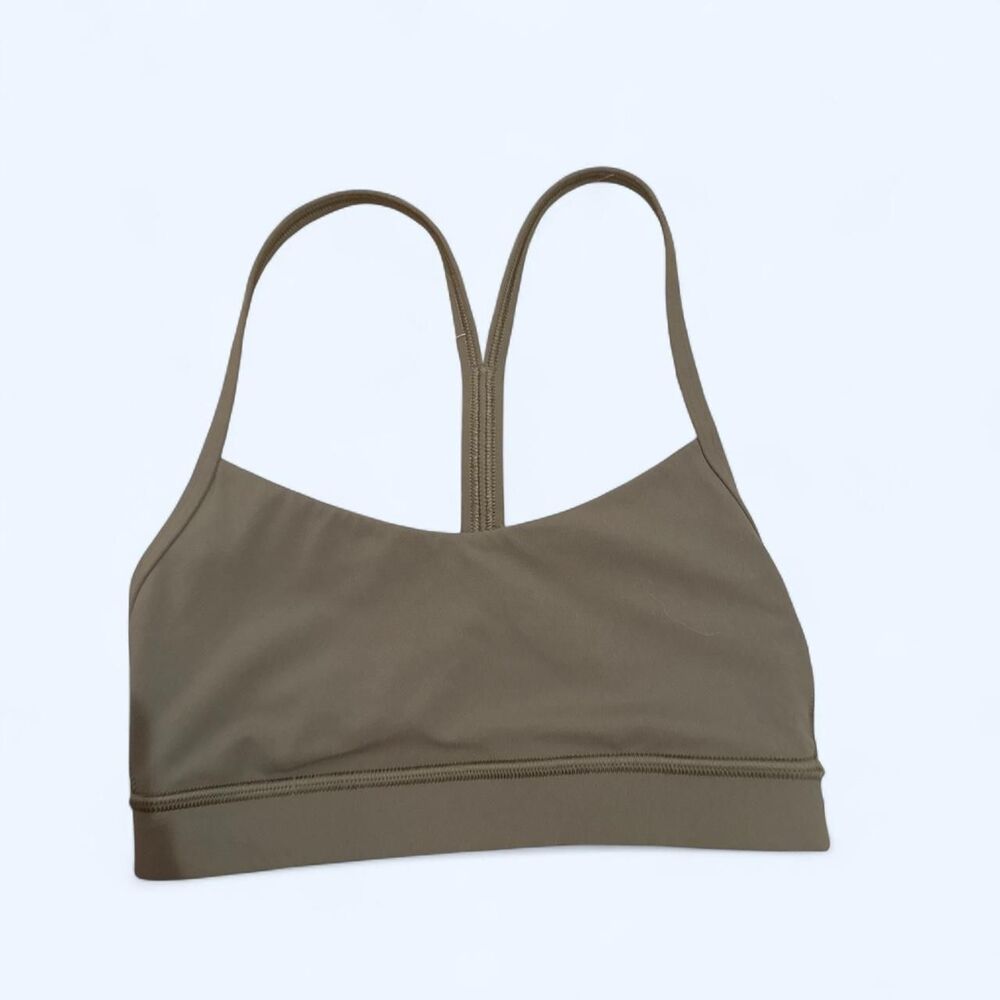 Lululemon Women's Green and Khaki Bra